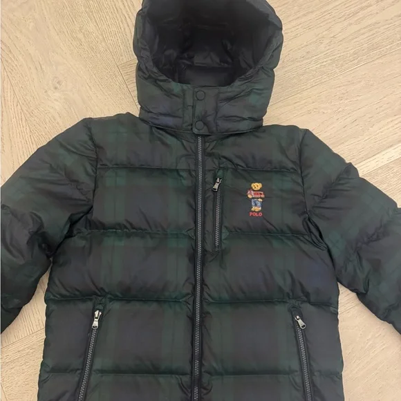 Polo by Ralph Lauren Green and Navy Jacket Age 14/16 - Picture 4 of 10